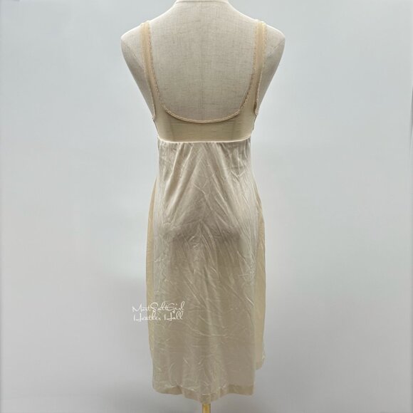 Vintage Henson Kickernick Ivory Full Slip Dress - Picture 4 of 7